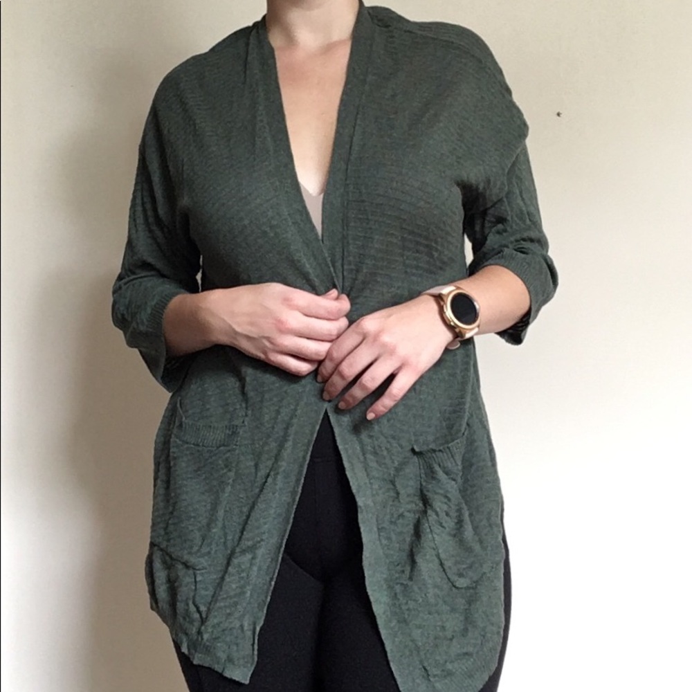Green Cardigan